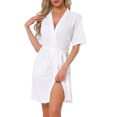 short white robe womens