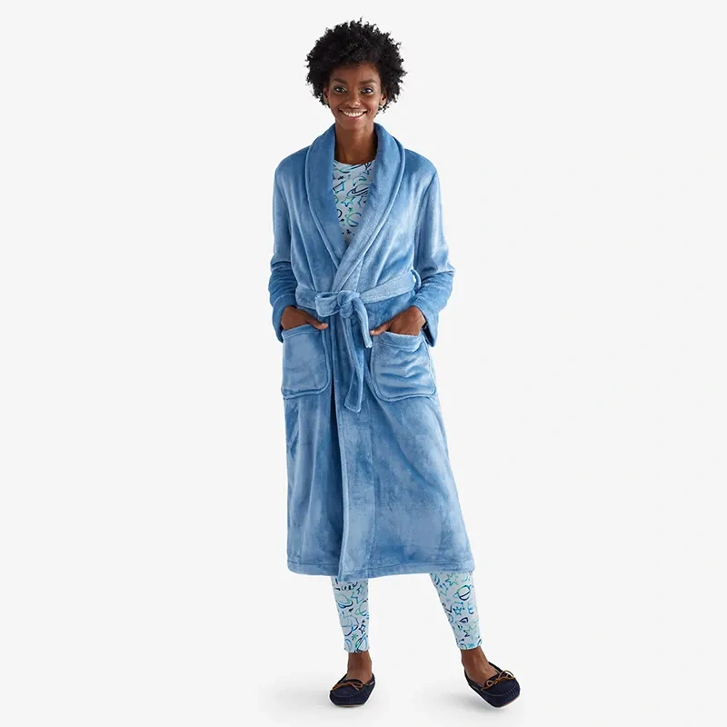 soft plush robes for women