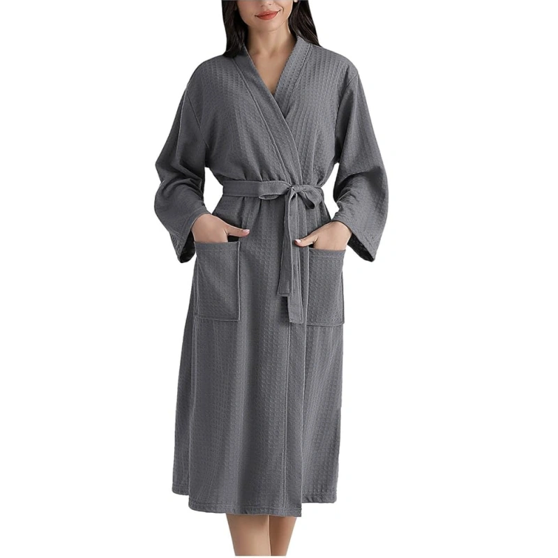 soft waffle robe women