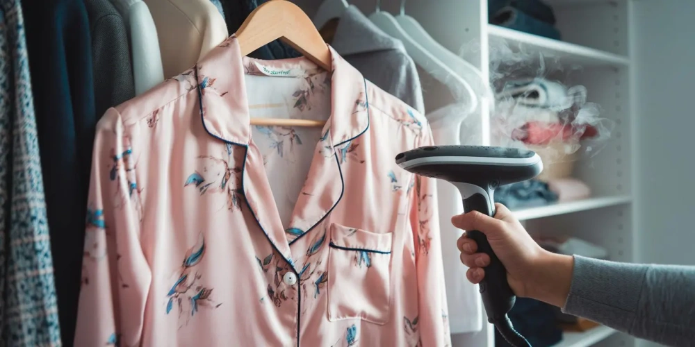 steam your silk pajamas