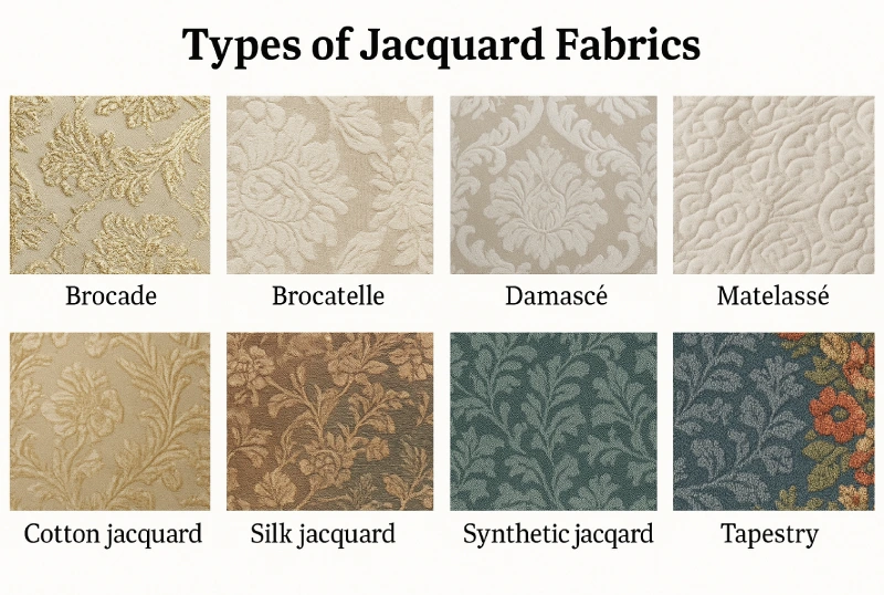 types of jacquard fabrics