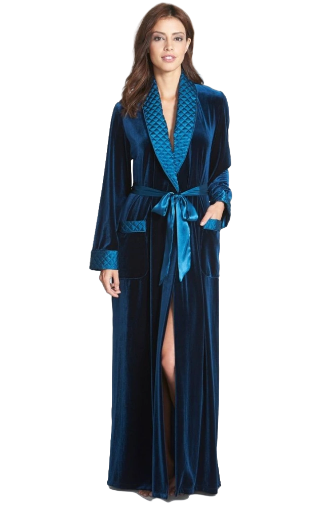 velvet robe womens
