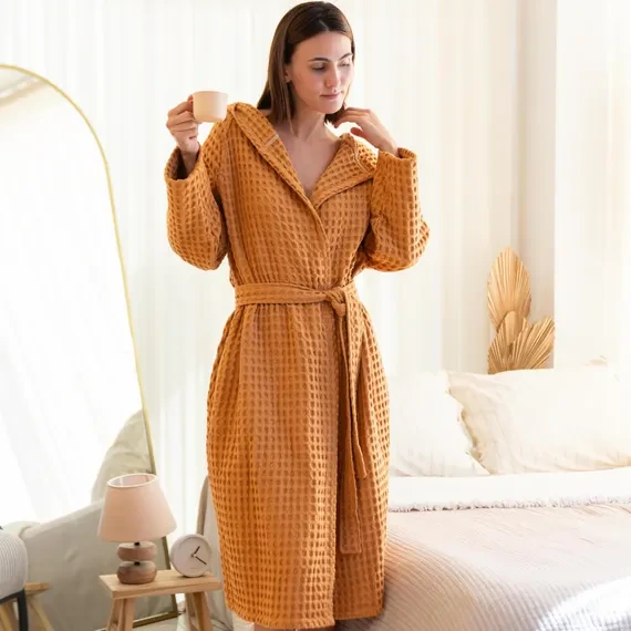 waffle women's turkish robe
