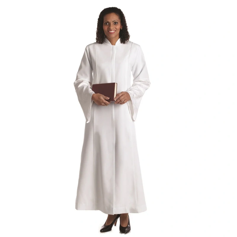 white clergy robes for women