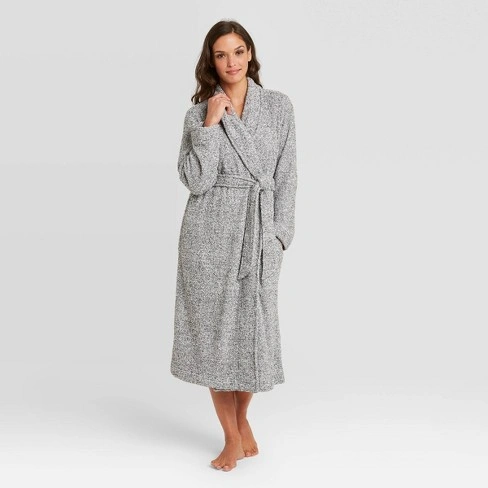 women's chenille robe with attached belt