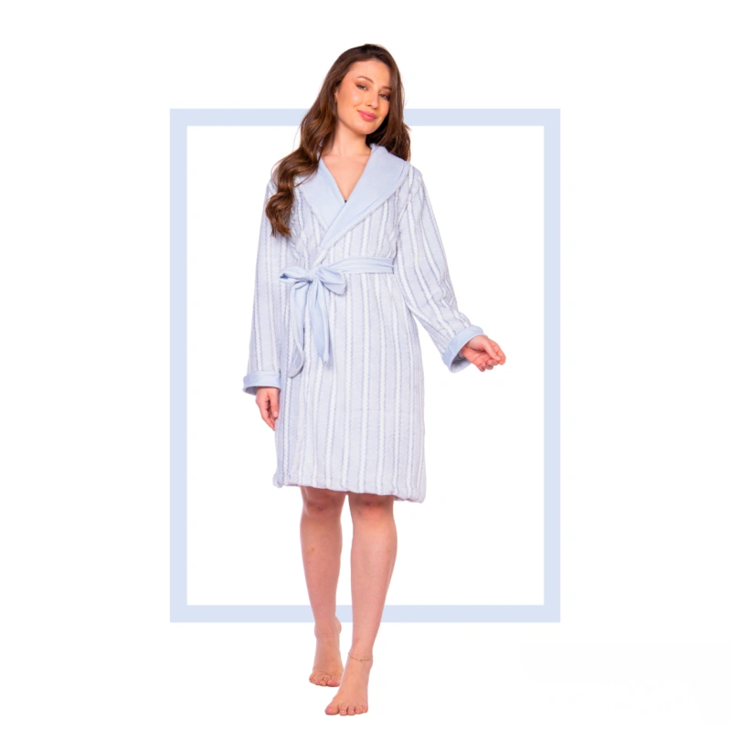 women's polar fleece robe