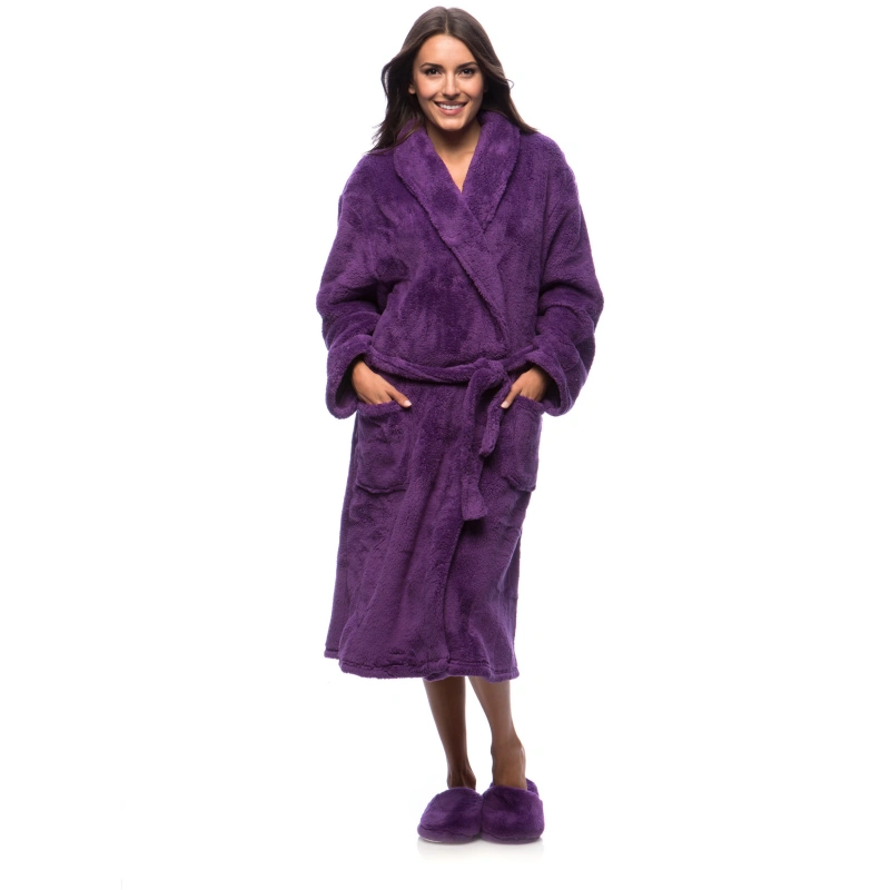 womens robe and slippers set