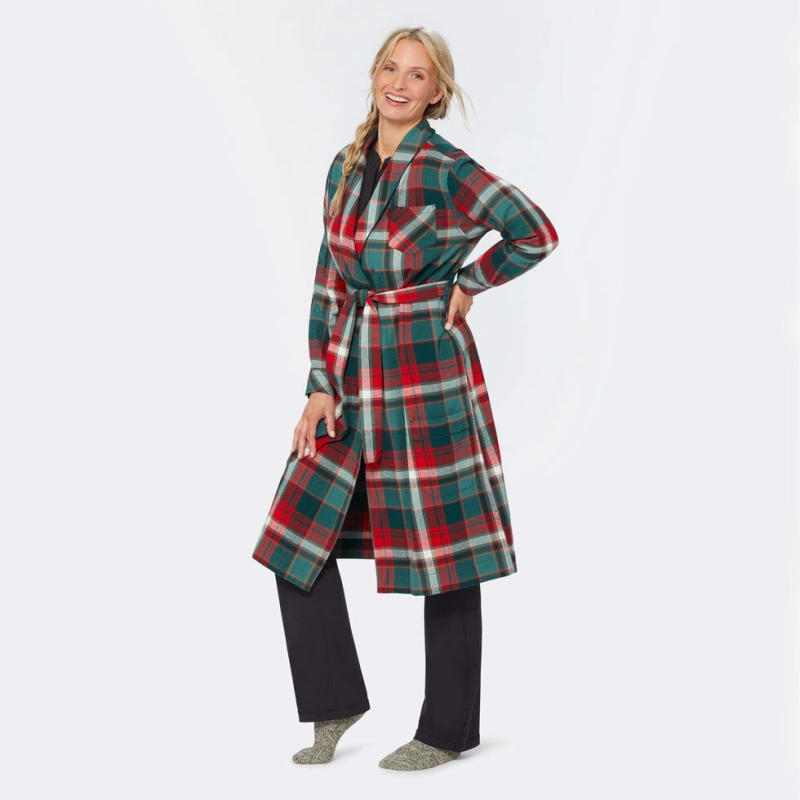 women's soft flannel robe