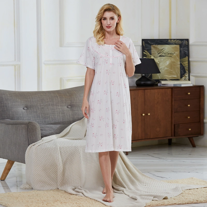 women's summer cotton nightgowns