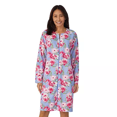 zip women's floral robe