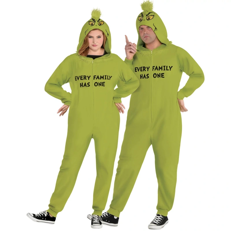 adult grinch onesie pajamas