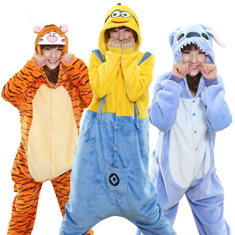 animal hooded pajamas