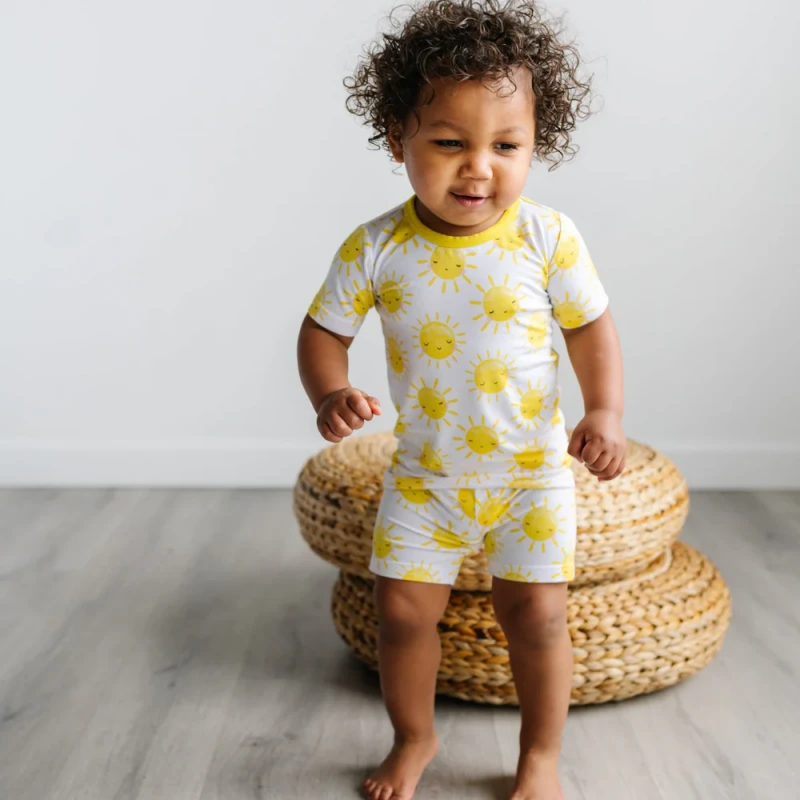 baby girl pajama shorts