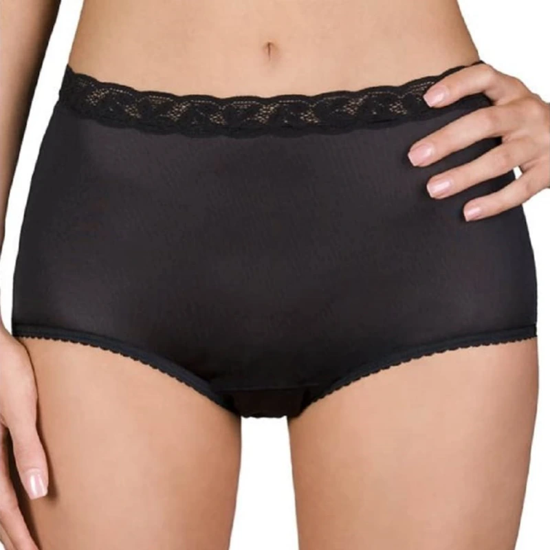 black nylon underwear for women