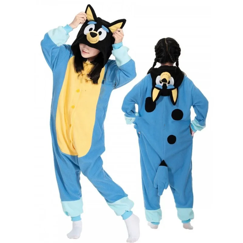 bluey hooded pajamas