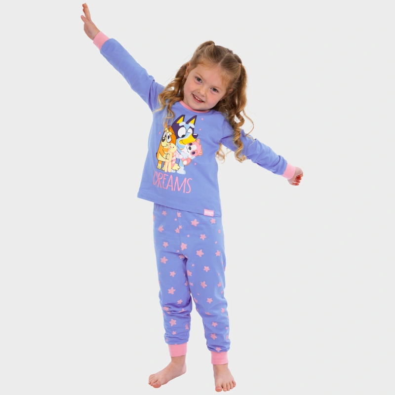 bluey pajamas toddler girl