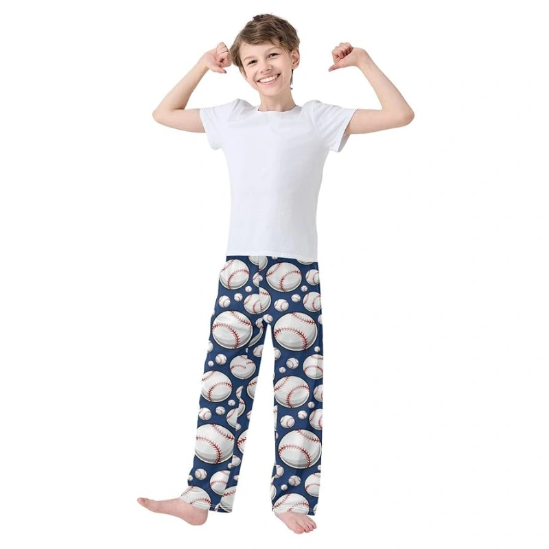 boys baseball pajama pants