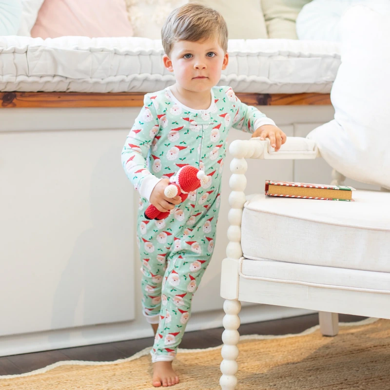 boys christmas onesie pajamas