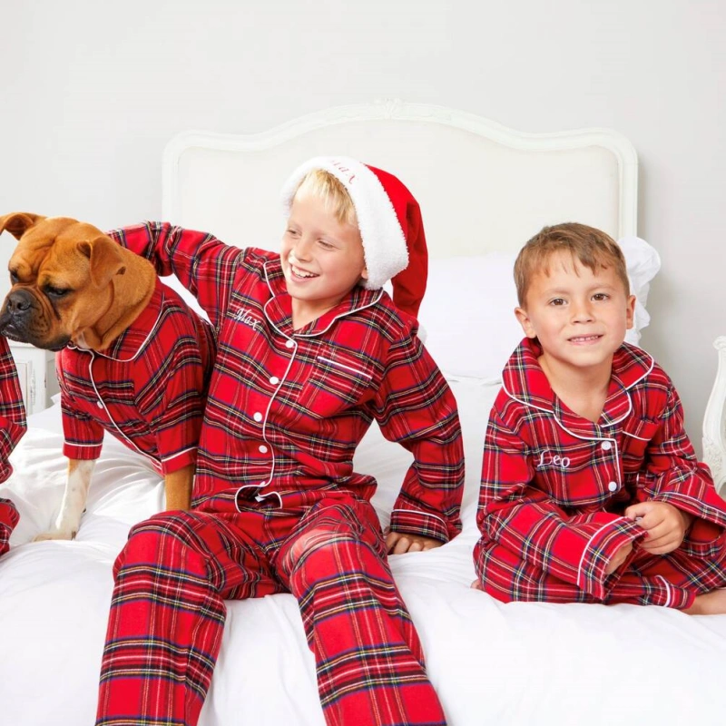 boys cotton christmas pajamas