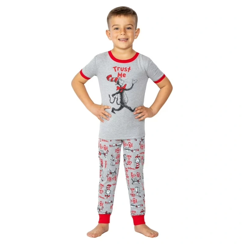 boys cotton pajamas size 10