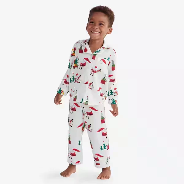 boys flannel christmas pajamas
