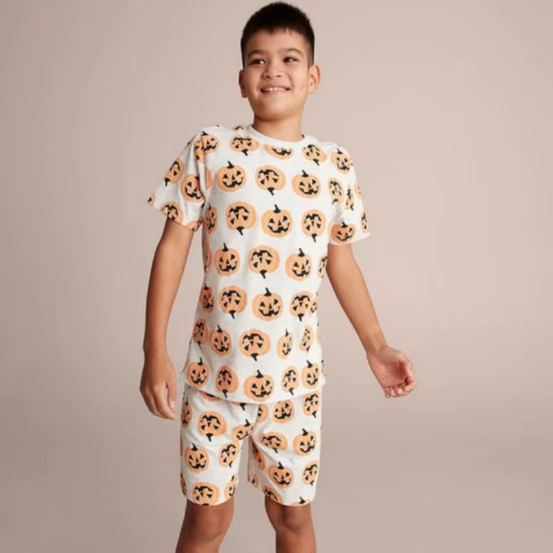 boys halloween pajamas shorts