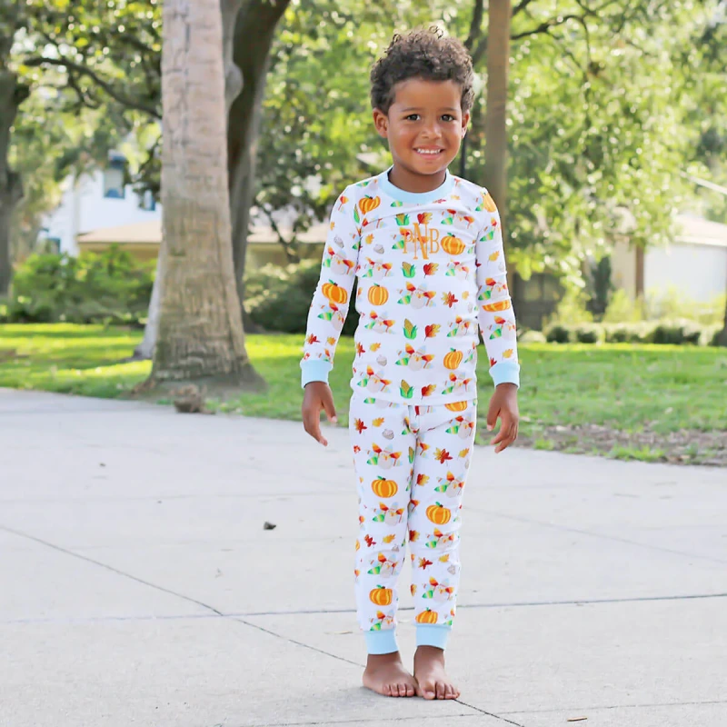 boys thanksgiving pajamas