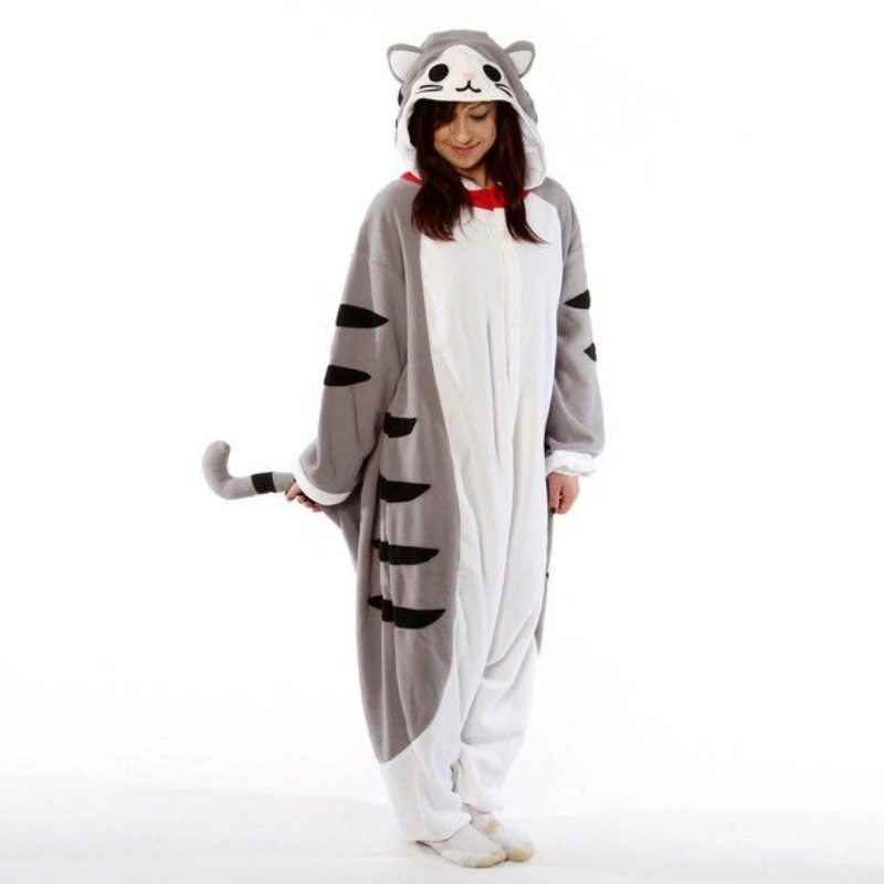 cat onesie pajamas for adults