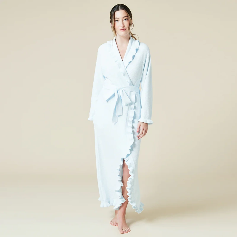 chenille polyester robe