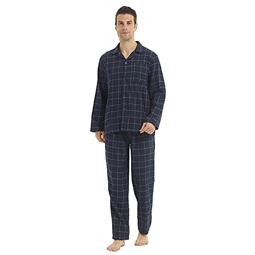cotton flannel pajamas for men
