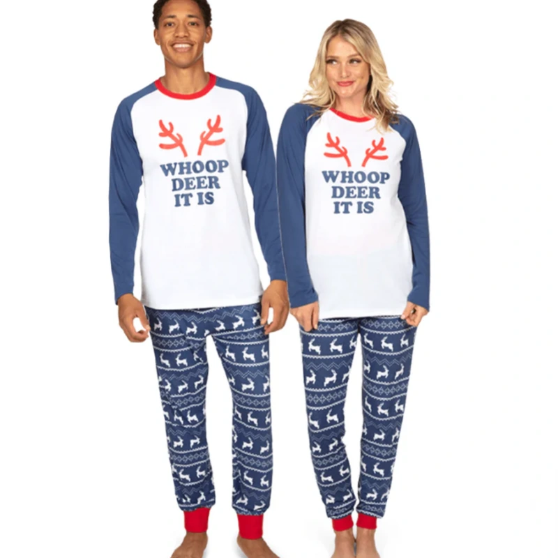 couples thanksgiving pajamas