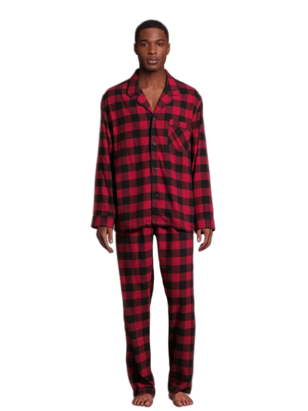 flannel pajamas for men