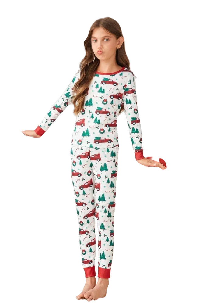 girl christmas pajamas