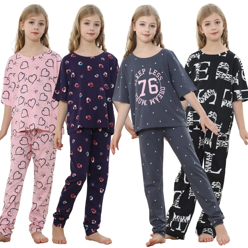 girls 100 cotton pajamas