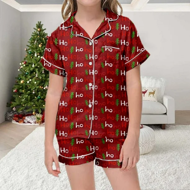 girls christmas pajamas size 14 16