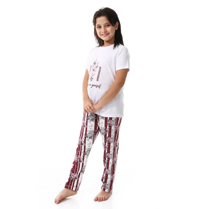 girls cotton pajama pants