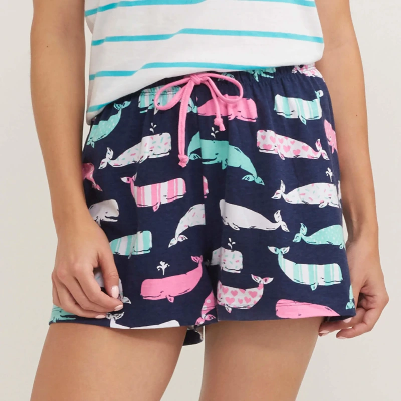 girls cotton pajama shorts