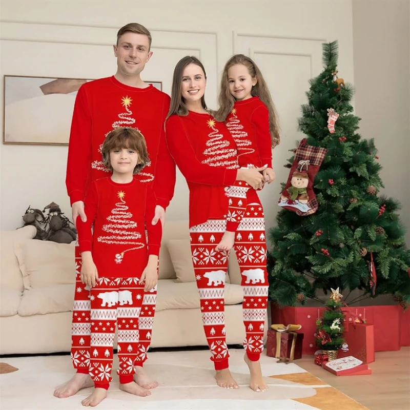 girls matching christmas pajamas
