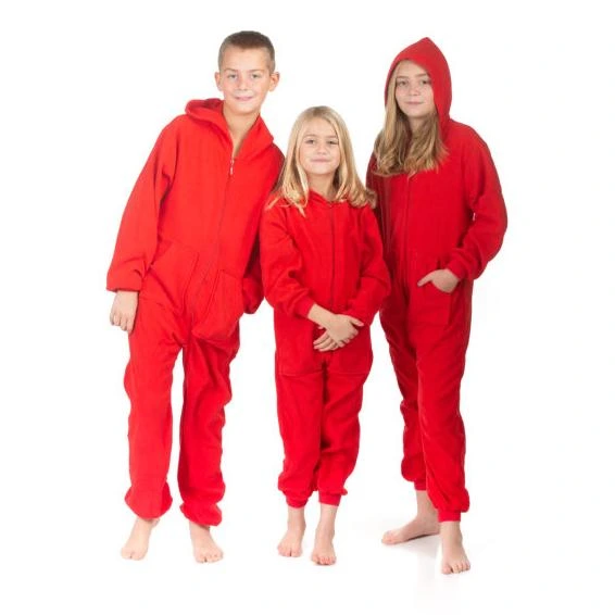 kids hooded pajamas