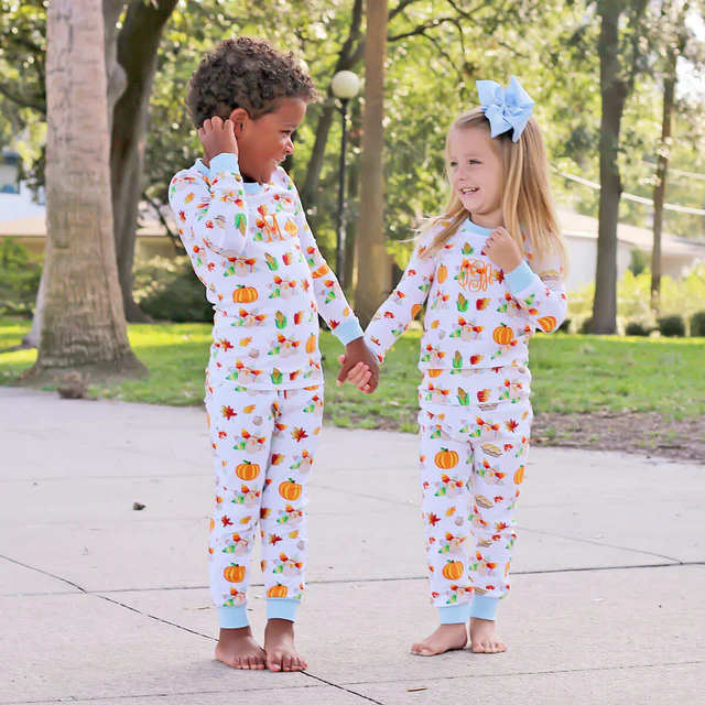 kids thanksgiving pajamas