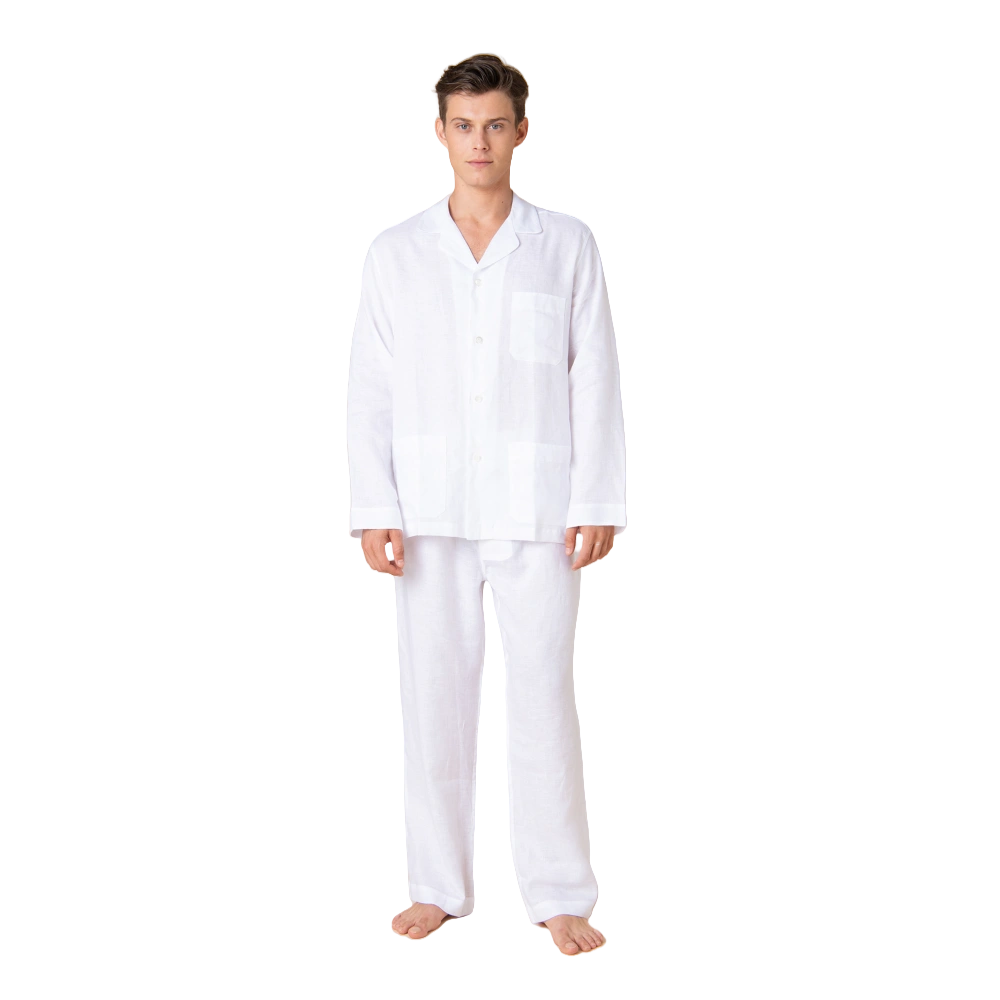 linen pajamas men