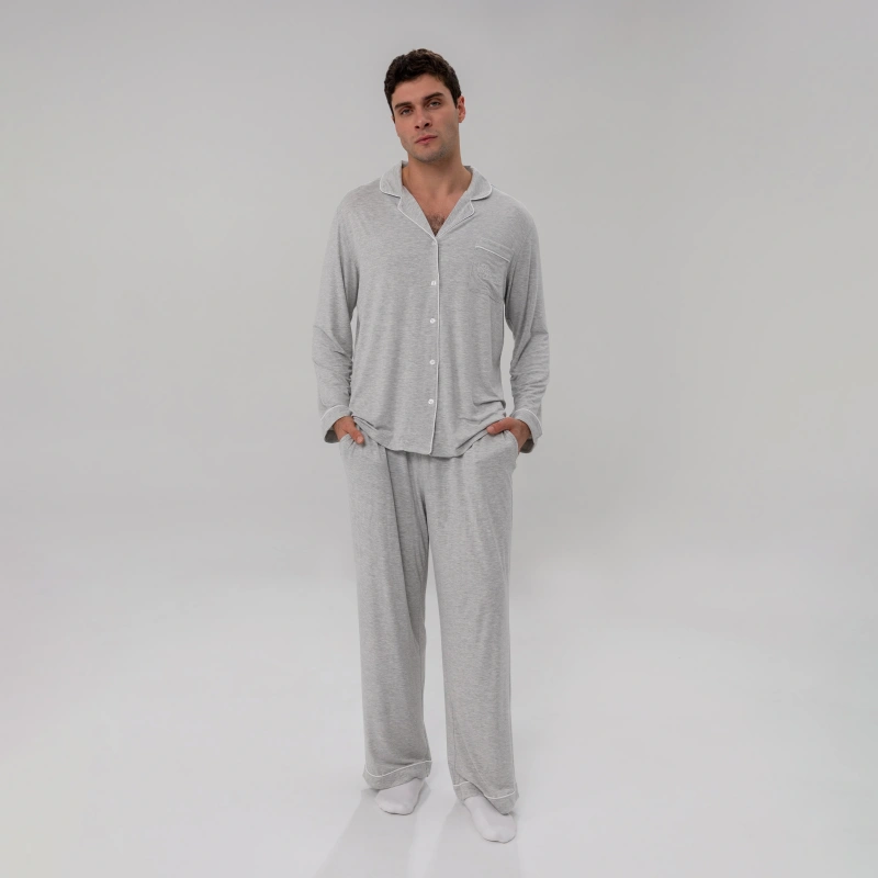 long mens bamboo pyjamas