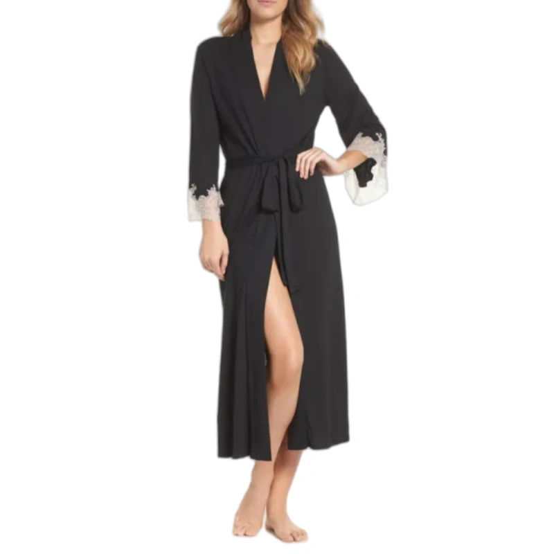 long polyester robe