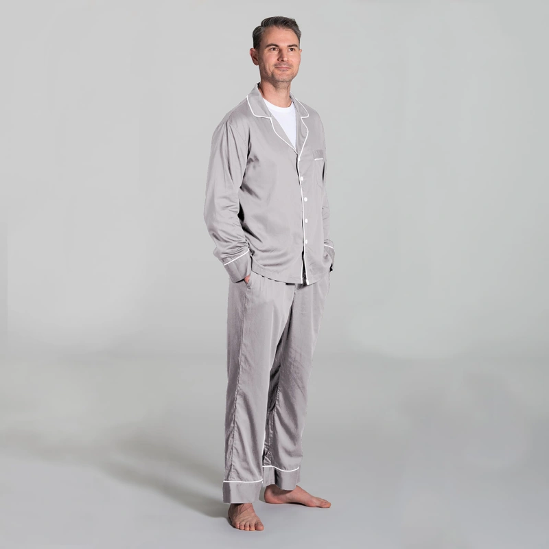 mens bamboo pajama set