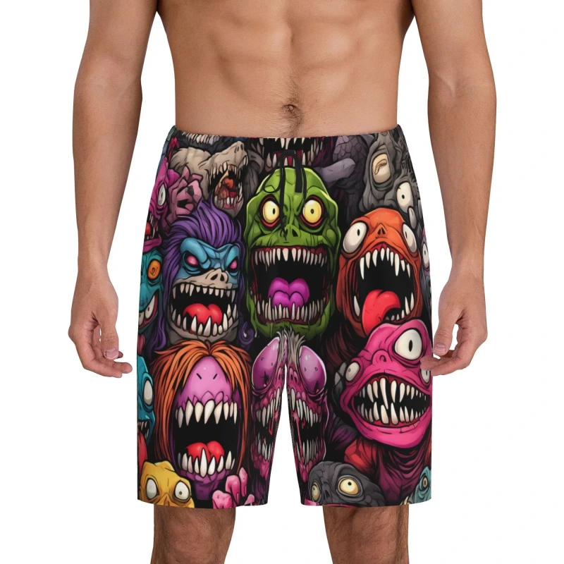mens character pajama shorts