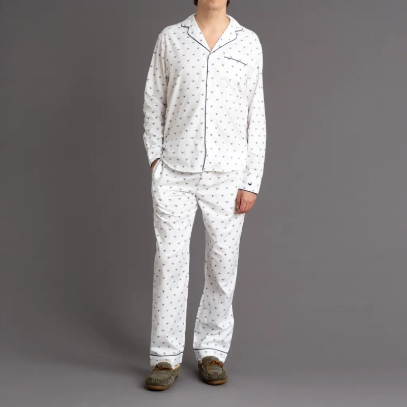 mens cotton knit pajamas