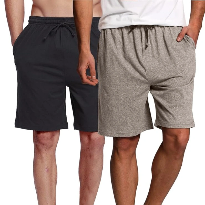 mens cotton pajama shorts