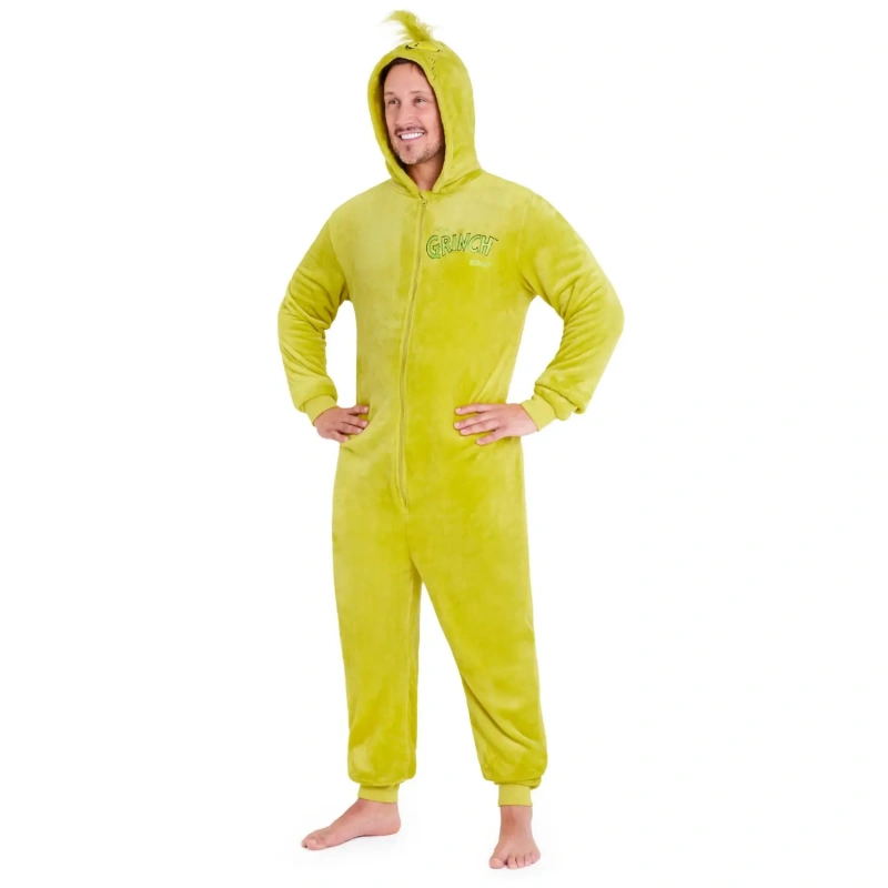 mens grinch onesie pajamas