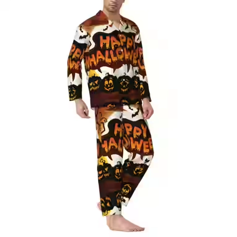 mens halloween pajama set