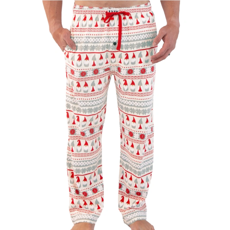 men's knit christmas pajama pants